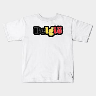 Belgium Flag Kids T-Shirt